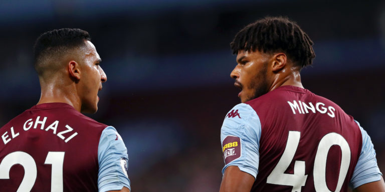 Villa fans react to Mings and El Ghazi clashing during West Ham match
