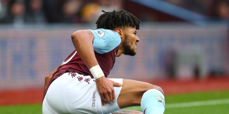 Villa fans are not happy with Mings for staying on despite his injury