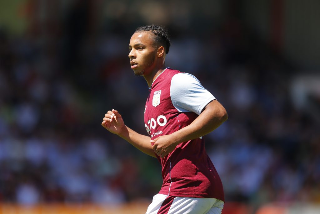 Cameron Archer in action for Aston Villa