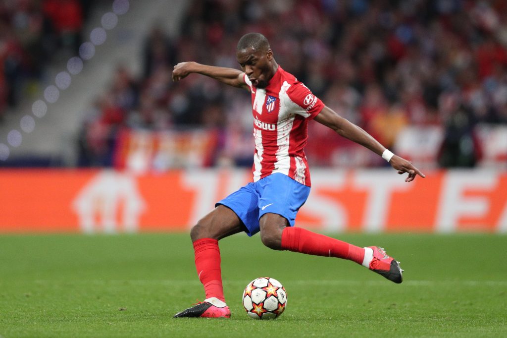 Geoffrey Kondogbia in action for Atletico Madrid