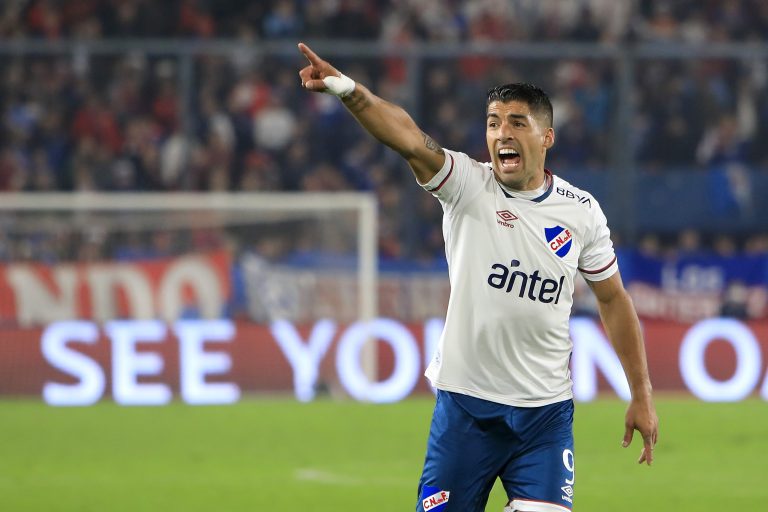 Luis Suarez in action