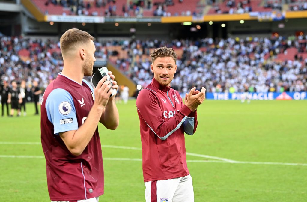 Aston Villa defender Matty Cash