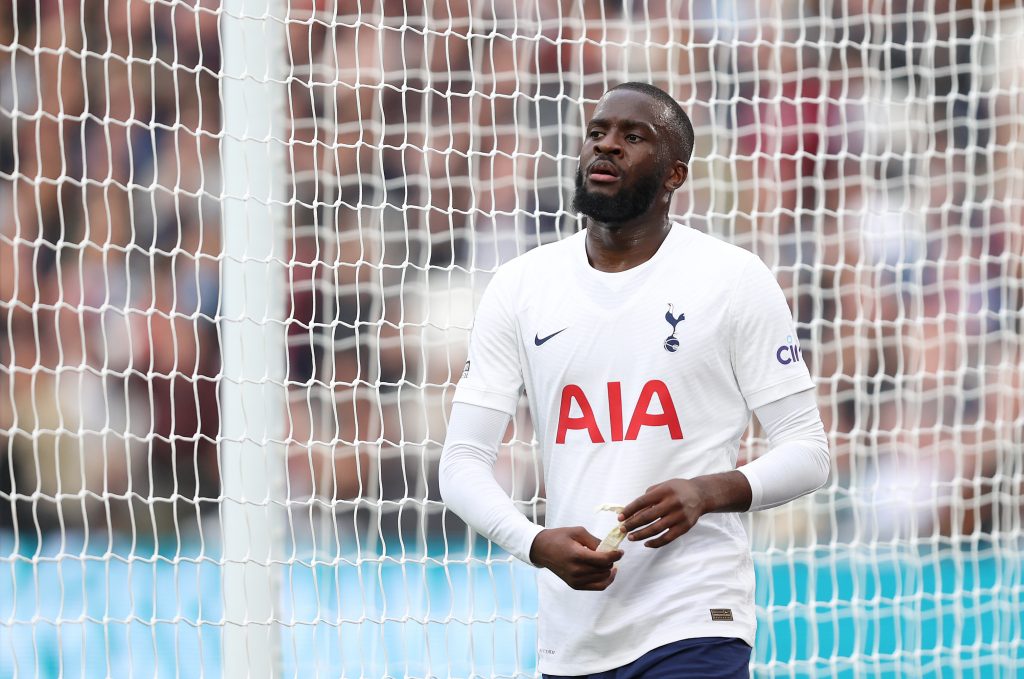 Tanguy Ndombele with Tottenham Hotspur