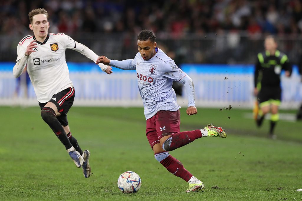 Cameron Archer in action for Aston Villa