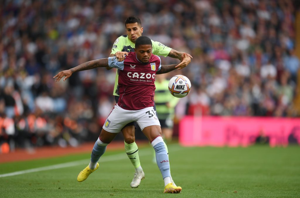 Leon Bailey in action for Aston Villa