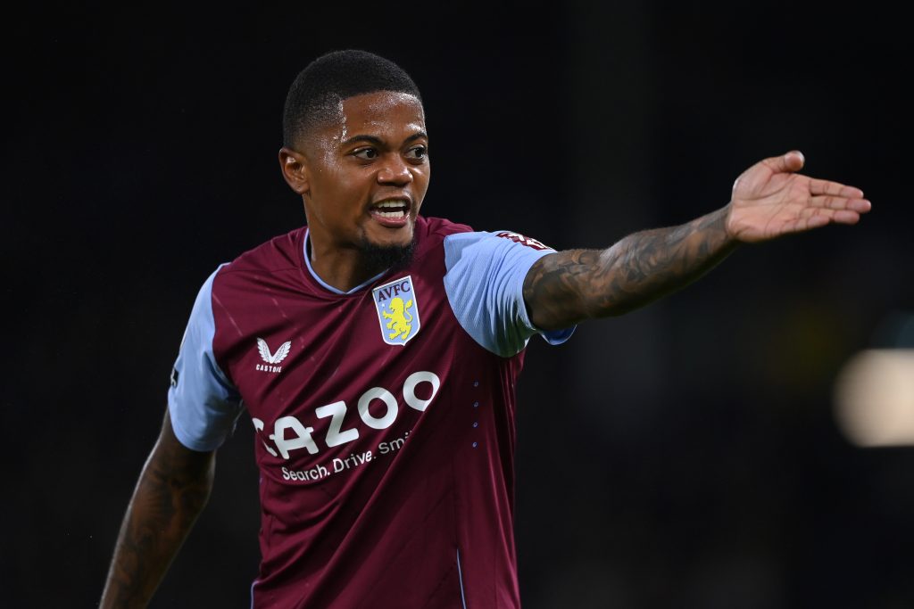 Leon Bailey in action for Aston Villa