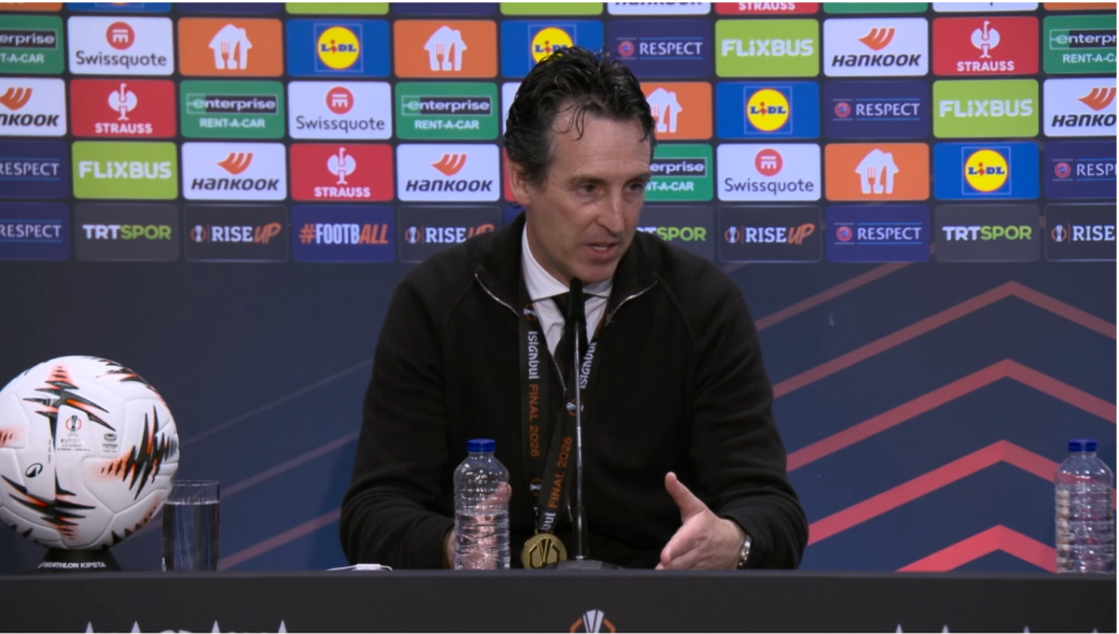 Emery lifts lid on fifth Europa League title. “The players showed their wishes and they did it”