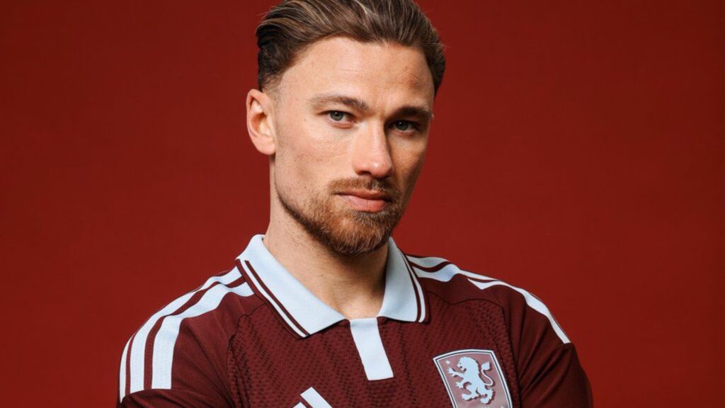 Aston Villa 2026/27 home kit imagery used for adidas kit coverage