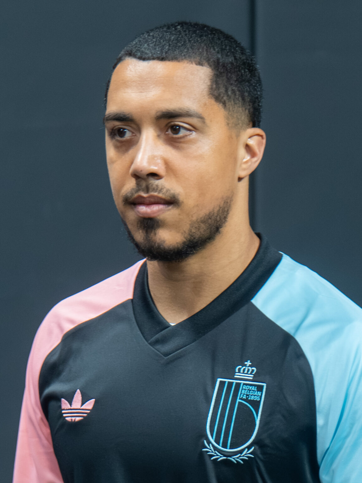 Youri Tielemans with Belgium during Aston Villa midfield workload analysis before the USA World Cup tie.
