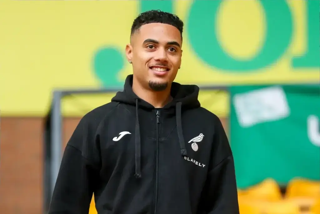 Lewis Dobbin in Aston Villa kit ahead of a transfer move