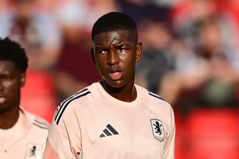 Yeimar Mosquera playing for Aston Villa