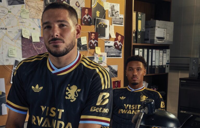 Aston Villa officially launch black-and-gold 2026/27 away kit