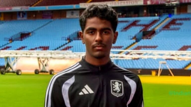 16-year-old Indian goalkeeper Adheesh Vinod earns Aston Villa opportunity