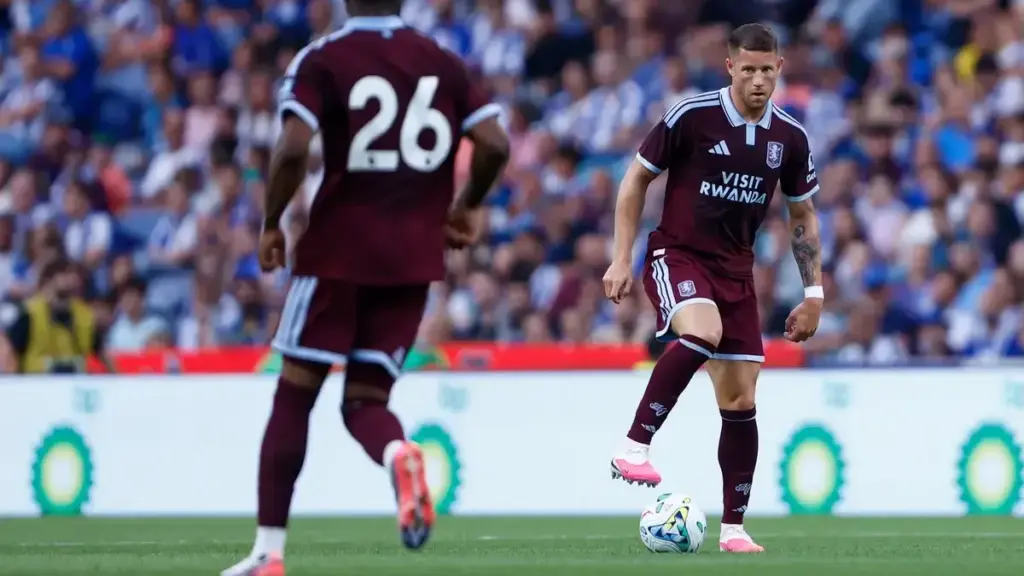 Ross Barkley in action for Aston Villa